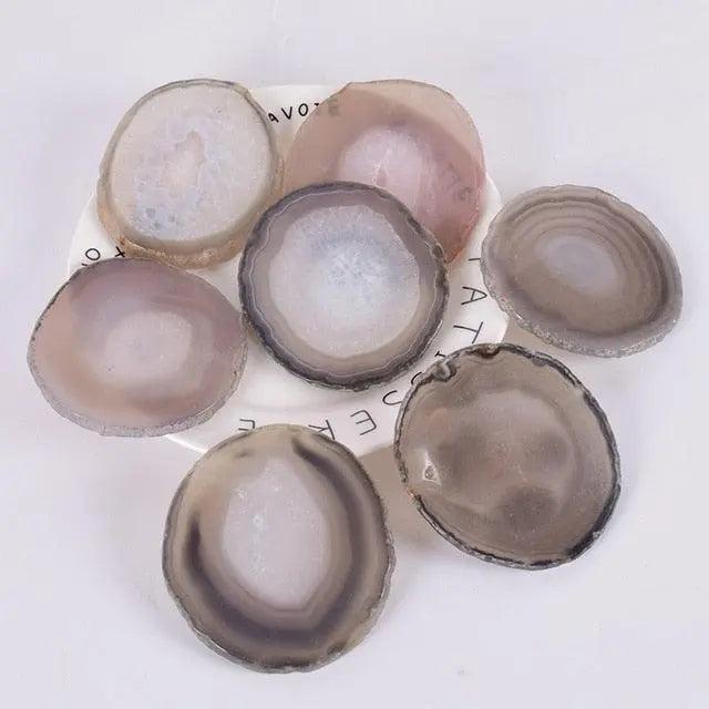 Artisan Agate Stone Coasters - A Touch of Natural Elegance for Your Home