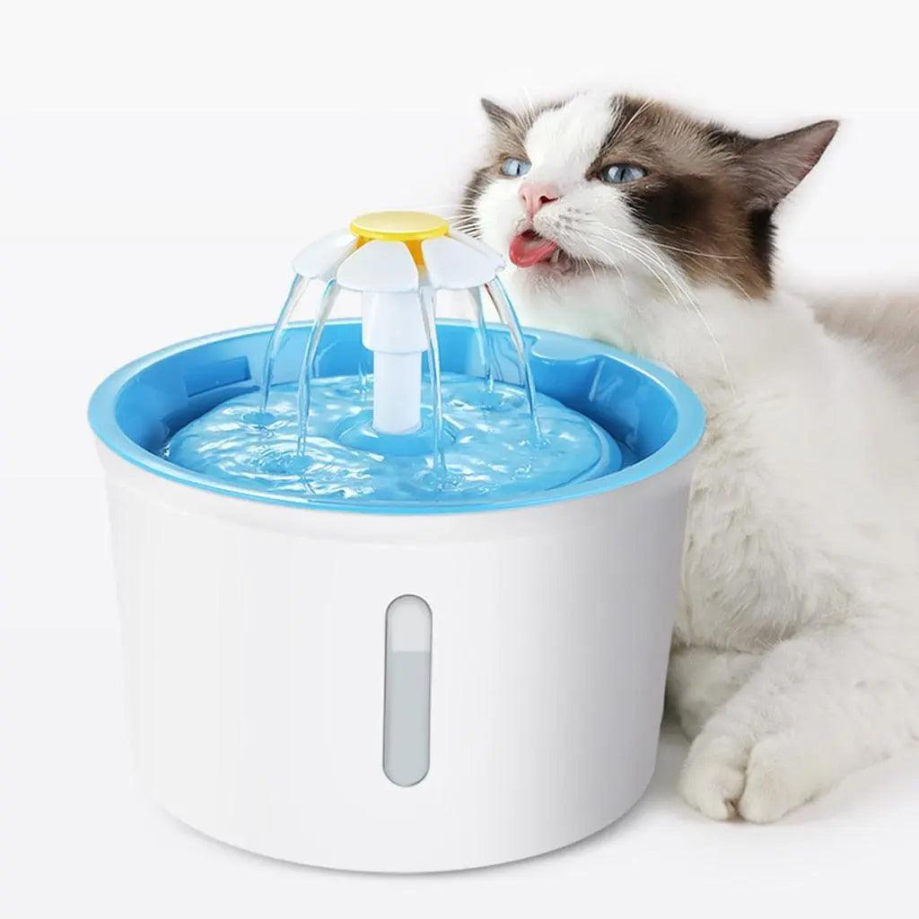 Advanced Silent Pump Smart LED Pet Water Dispenser - 2.4L Capacity with USB LCD Monitor