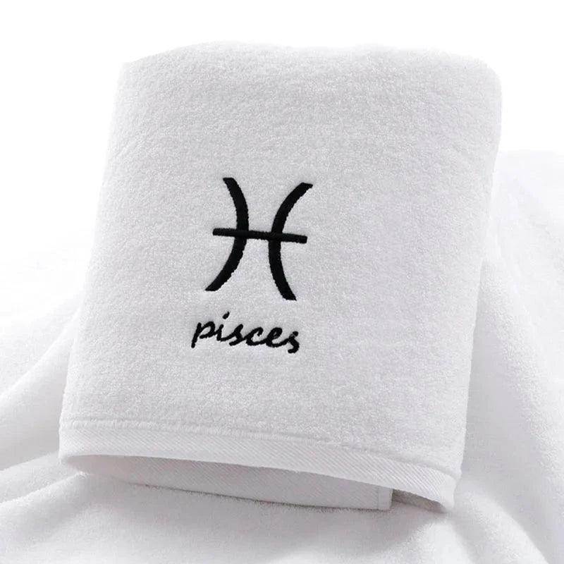 Celestial Zodiac Luxury Quick-Dry Cotton Towel Collection