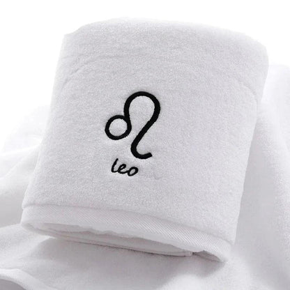 Celestial Zodiac Luxury Quick-Dry Cotton Towel Collection