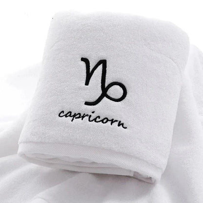 Celestial Zodiac Luxury Quick-Dry Cotton Towel Collection