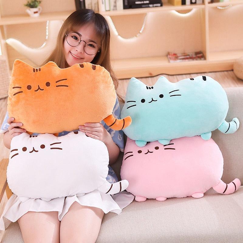 Charming Kitty Cuddle Pillow - A Delight for Cat Lovers