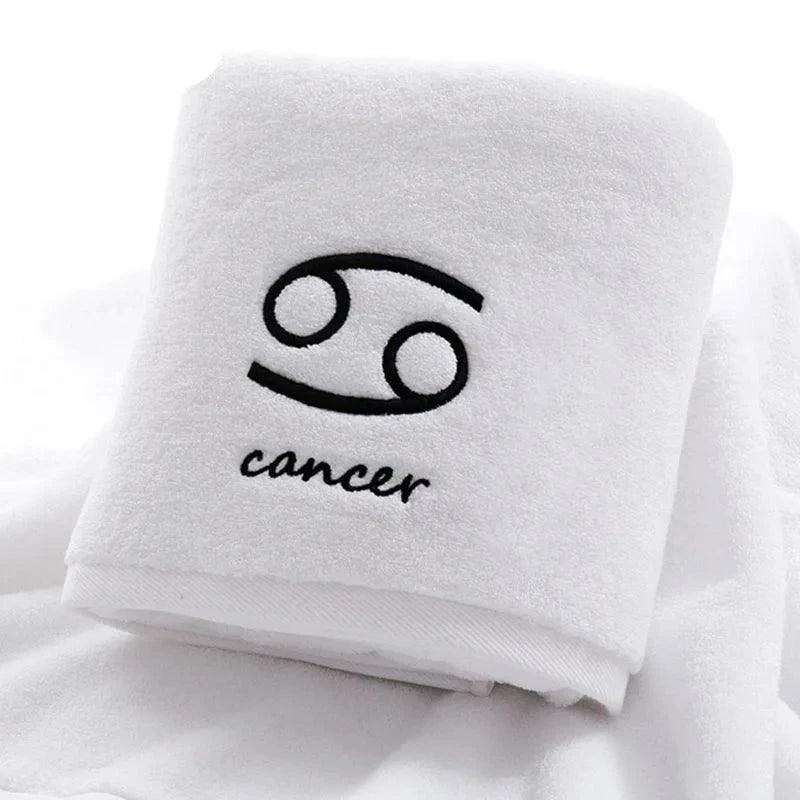 Celestial Zodiac Luxury Quick-Dry Cotton Towel Collection