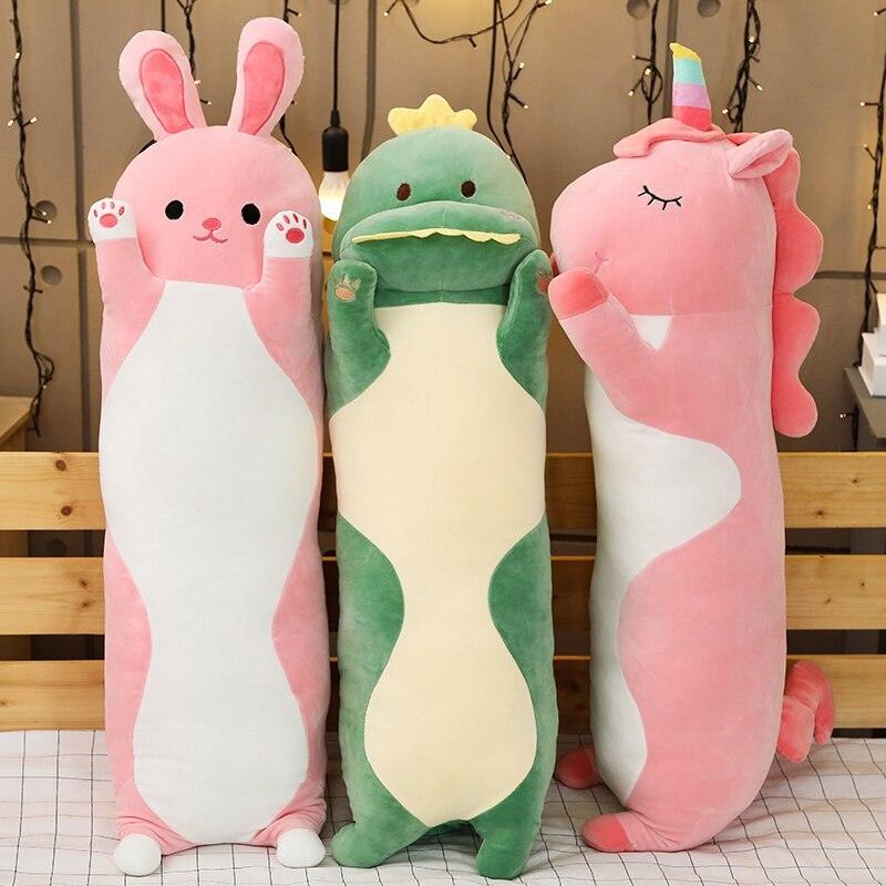 Magical Plush Dino Unicorn Kitty Sleep Pillow