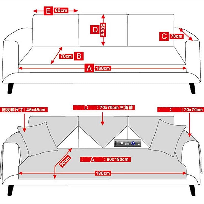 Elegant Chinese Plaid Sofa Protector: A Stylish Blend of Functionality and Comfort for Your Living Room