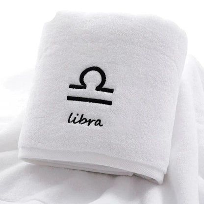 Celestial Zodiac Luxury Quick-Dry Cotton Towel Collection