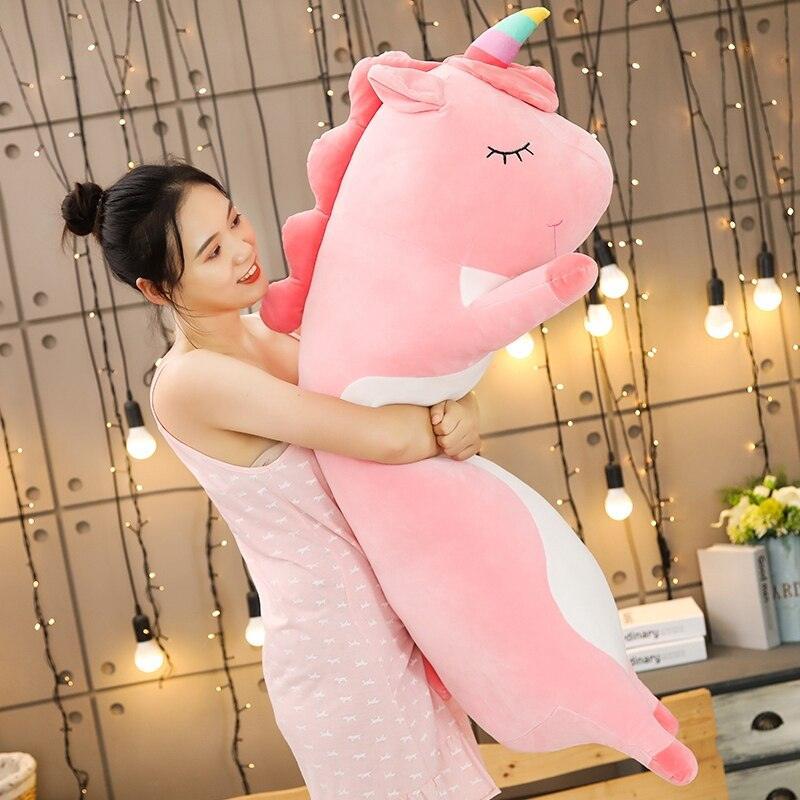 Magical Plush Dino Unicorn Kitty Sleep Pillow