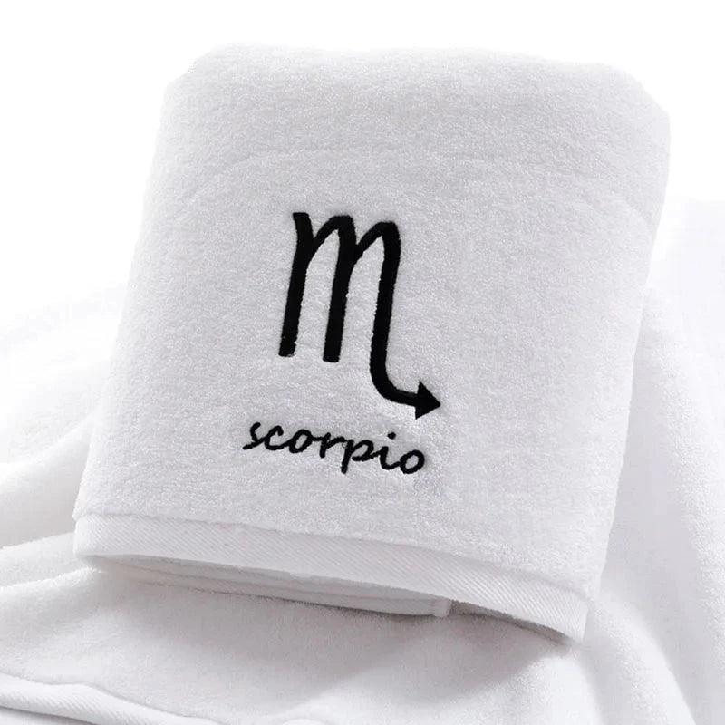 Celestial Zodiac Luxury Quick-Dry Cotton Towel Collection