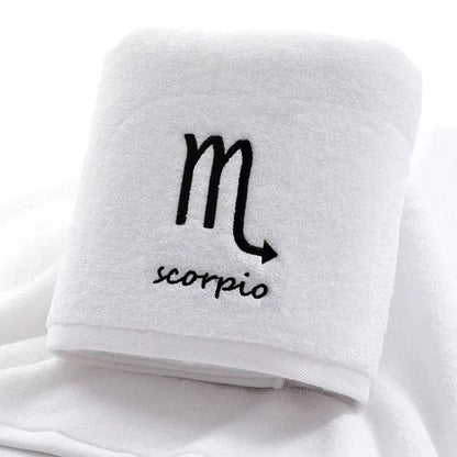 Celestial Zodiac Luxury Quick-Dry Cotton Towel Collection