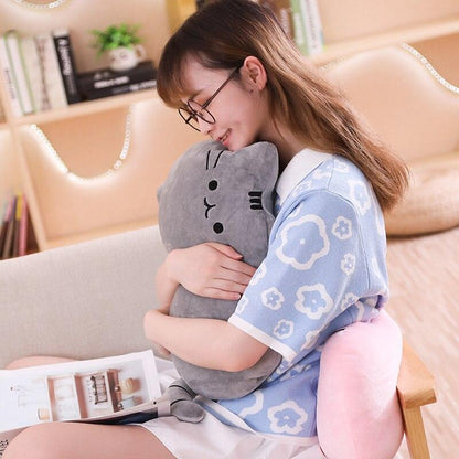 Charming Kitty Cuddle Pillow - A Delight for Cat Lovers