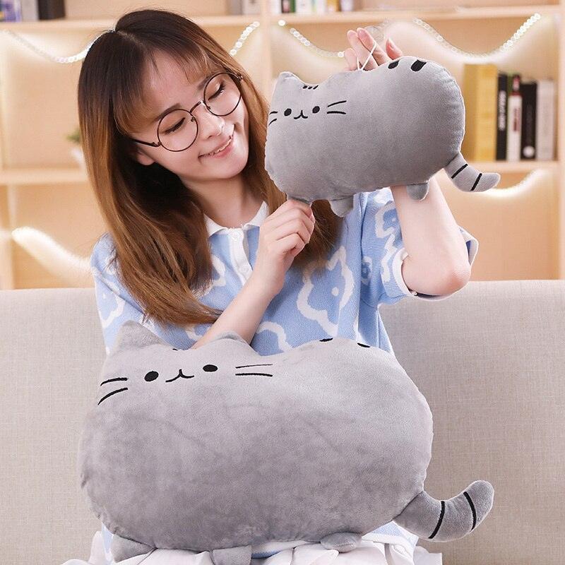 Charming Kitty Cuddle Pillow - A Delight for Cat Lovers