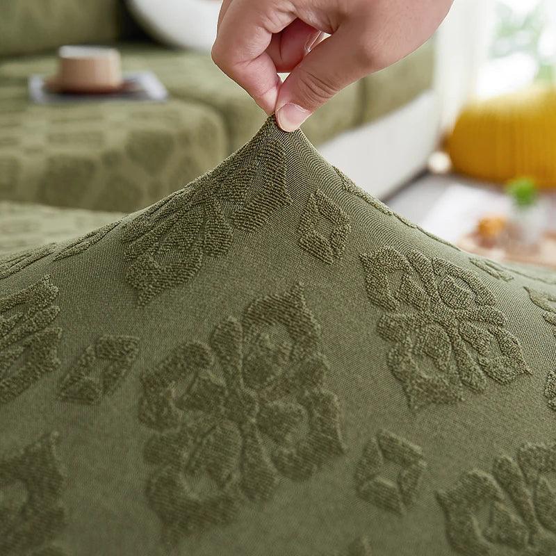 Svetanya Stretchable Jacquard Sofa Slipcover - Washable and Removable Furniture Protector