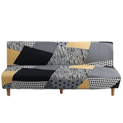 Svetanya Stylish Geometric Stretch Sofa Slipcover for Armrest-Free Chairs