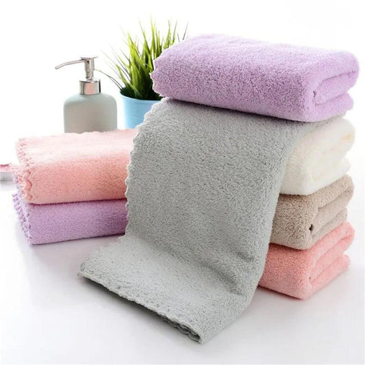 Luxury 3-Pack Microfiber Coral Velvet Towels - 30x60cm