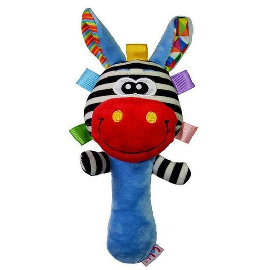 Interactive Musical Cartoon Rattle Toy for Strollers - Fun Baby Entertainment