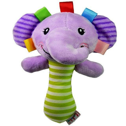 Interactive Musical Plush Rattle Toy for Baby Strollers