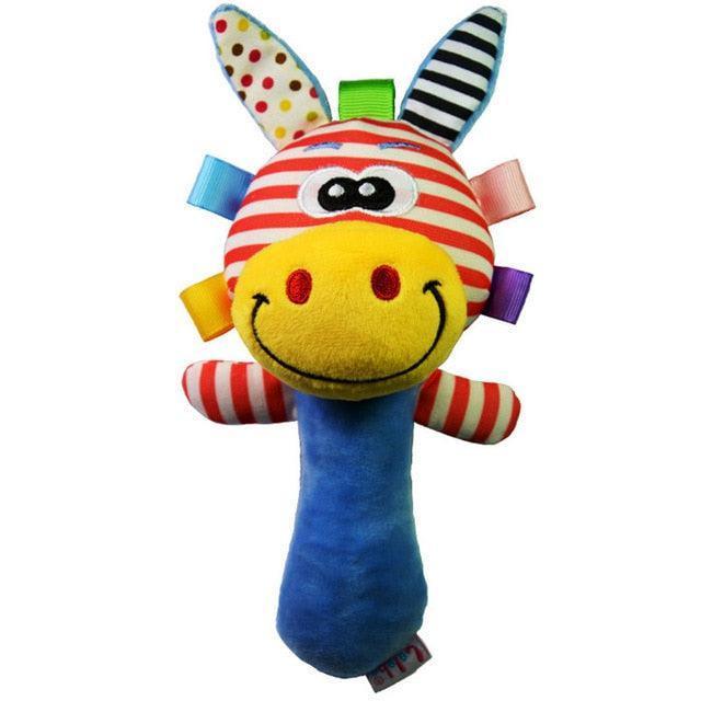 Charming Musical Stroller Rattle - Fun Cloth Toy for Infant Exploration