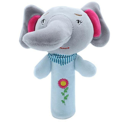 Interactive Musical Plush Rattle Toy for Baby Strollers