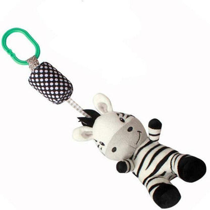 Charming Musical Stroller Rattle - Fun Cloth Toy for Infant Exploration