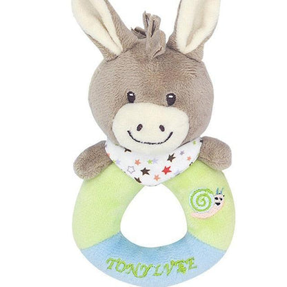 Interactive Musical Plush Rattle Toy for Baby Strollers