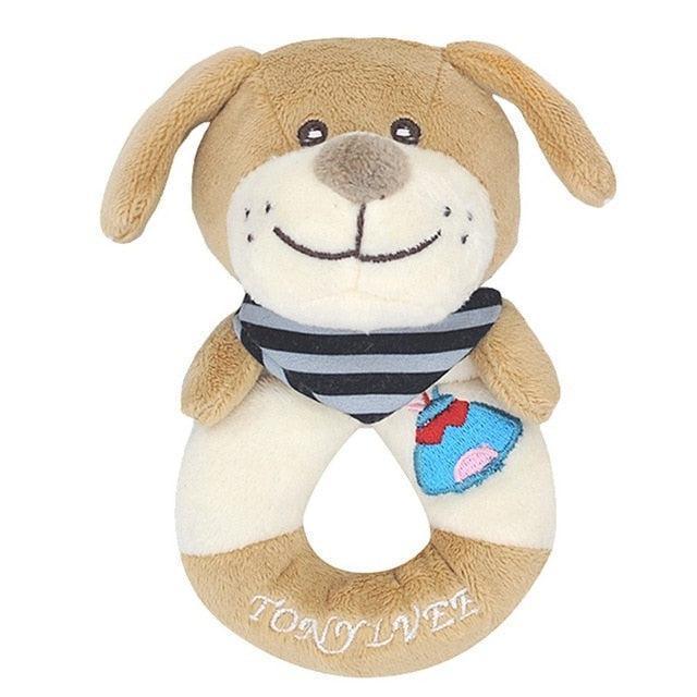 Melodic Cartoon Rattle Stroller Toy - Joyful Sounds for Your Baby's Development