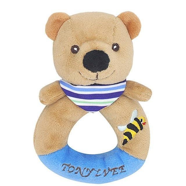 Delightful Musical Plush Rattle Toy for Babies on Strollers