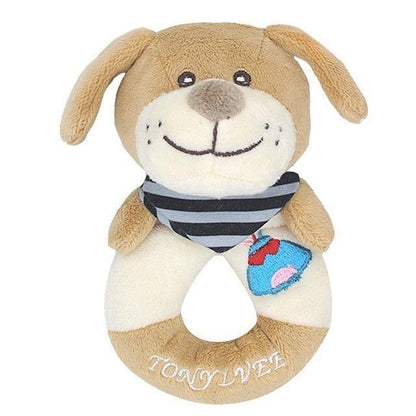 Delightful Musical Plush Rattle Toy for Babies on Strollers