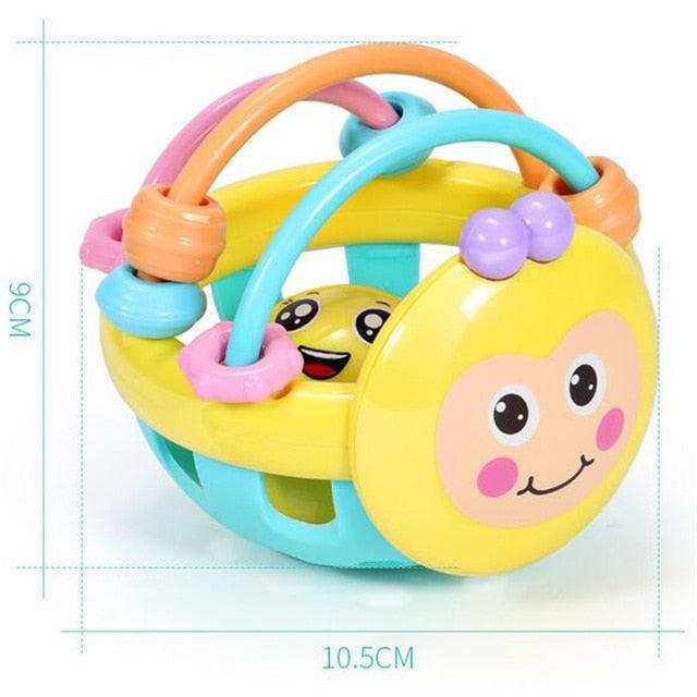 Interactive Musical Cartoon Rattle Toy for Strollers - Fun Baby Entertainment