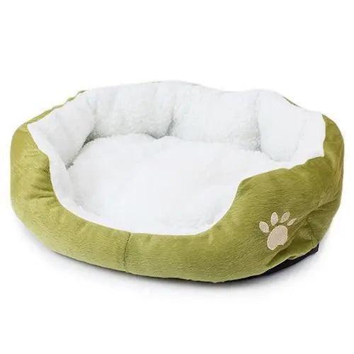 Ultimate Comfort Faux Fur Pet Bed with Raised Rim