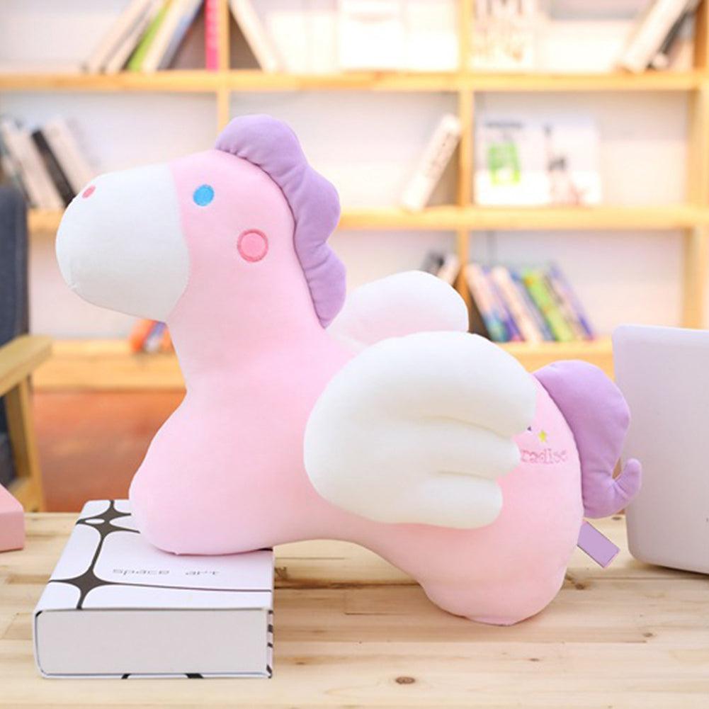 Adorable Kawaii Flying Horse Plush Pillow - Perfect Gift and Home Decor for Kids