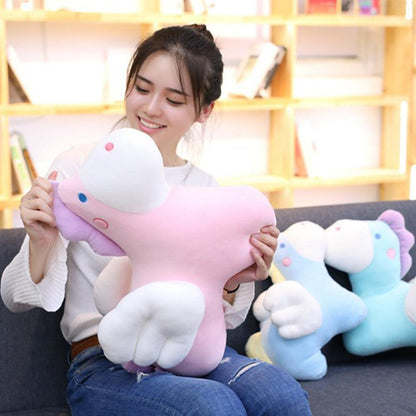 Adorable Kawaii Flying Horse Plush Pillow - Perfect Gift and Home Decor for Kids