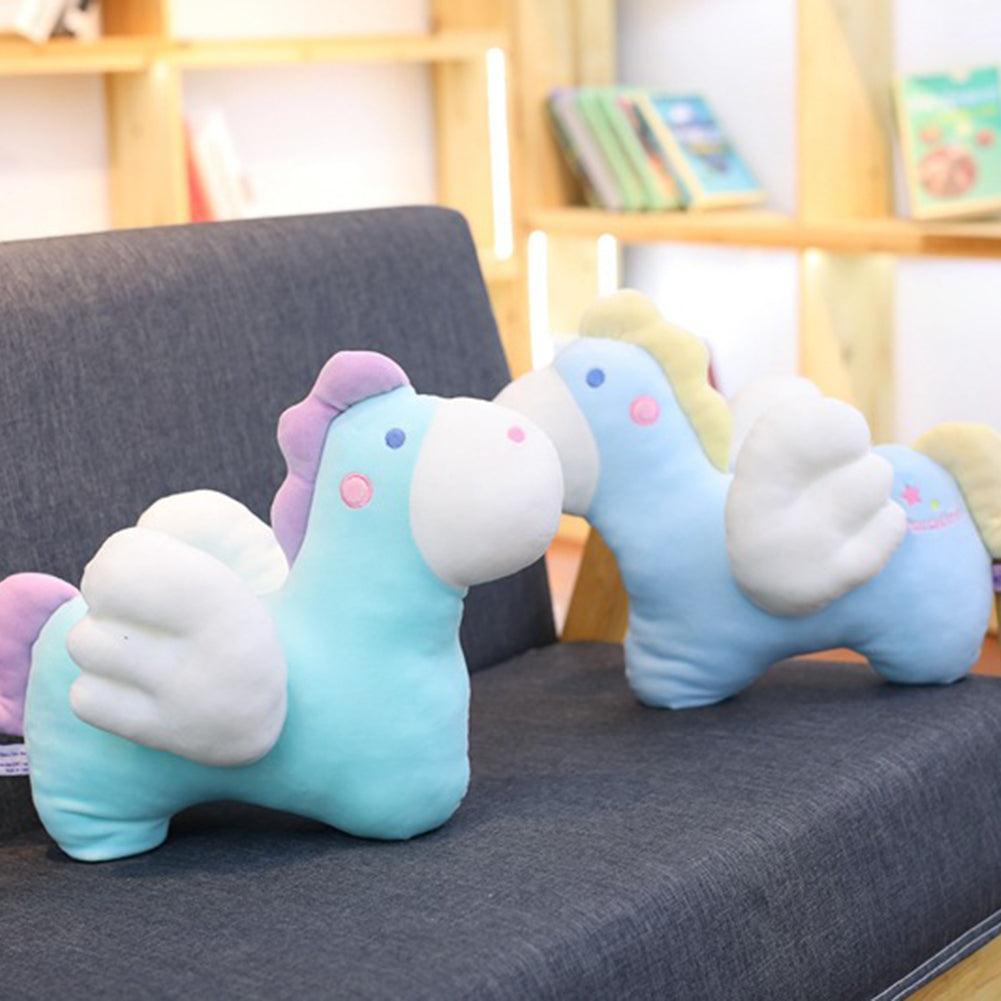 Adorable Kawaii Flying Horse Plush Pillow - Perfect Gift and Home Decor for Kids