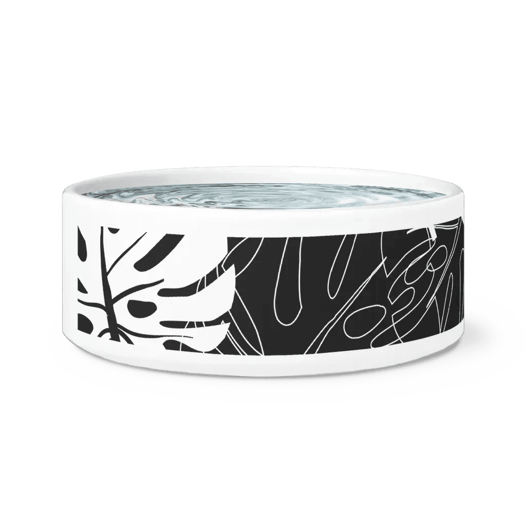 Elegant Ceramic Pet Bowl with Trendy Design for Home Aesthetics