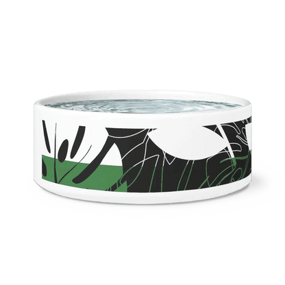 Elegant Ceramic Pet Bowl with Trendy Design for Home Aesthetics