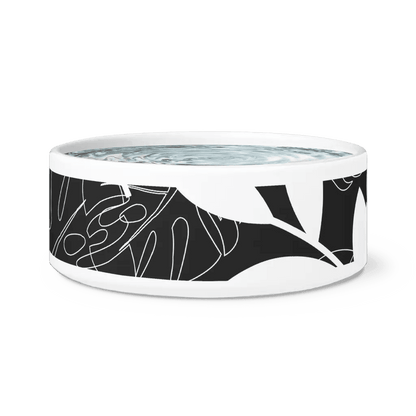 Elegant Ceramic Pet Bowl with Trendy Design for Home Aesthetics