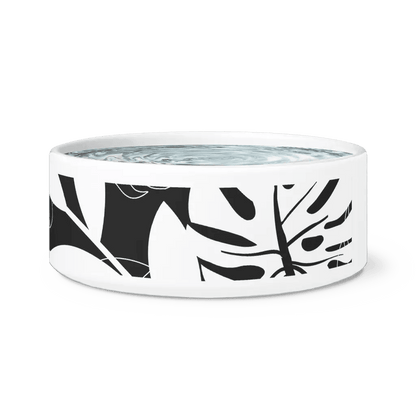 Elegant Ceramic Pet Bowl with Trendy Design for Home Aesthetics