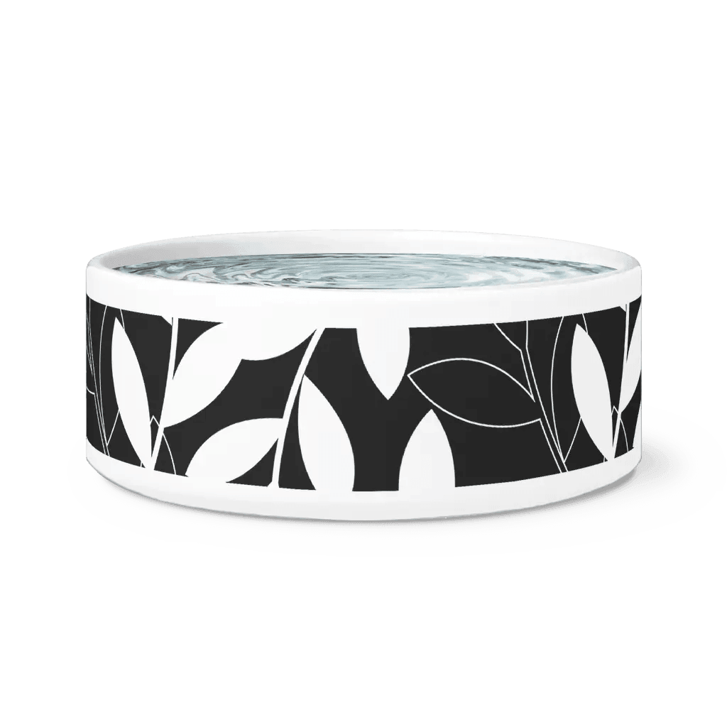 Elegant Ceramic Pet Bowl with Trendy Design for Home Aesthetics