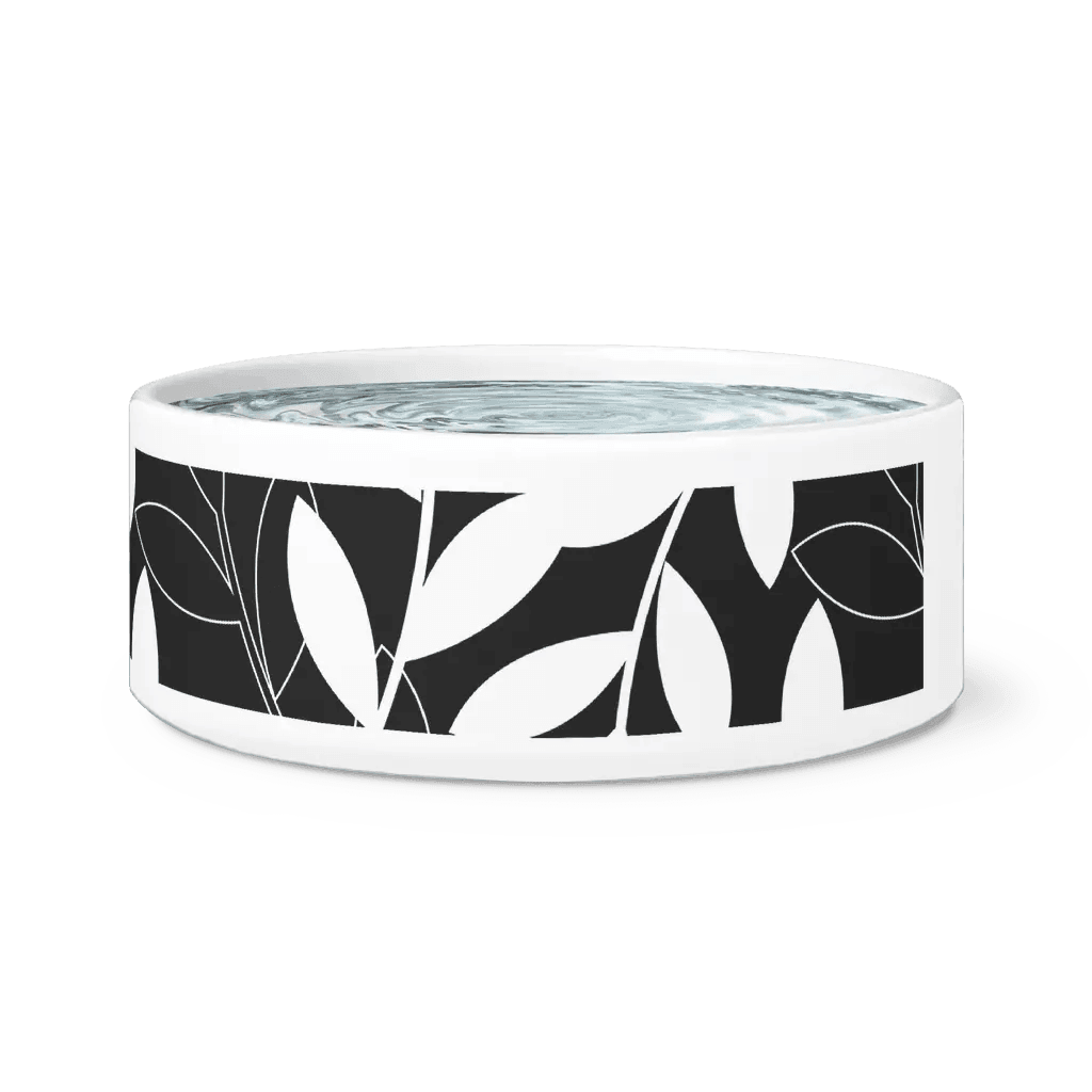 Elegant Ceramic Pet Bowl with Trendy Design for Home Aesthetics