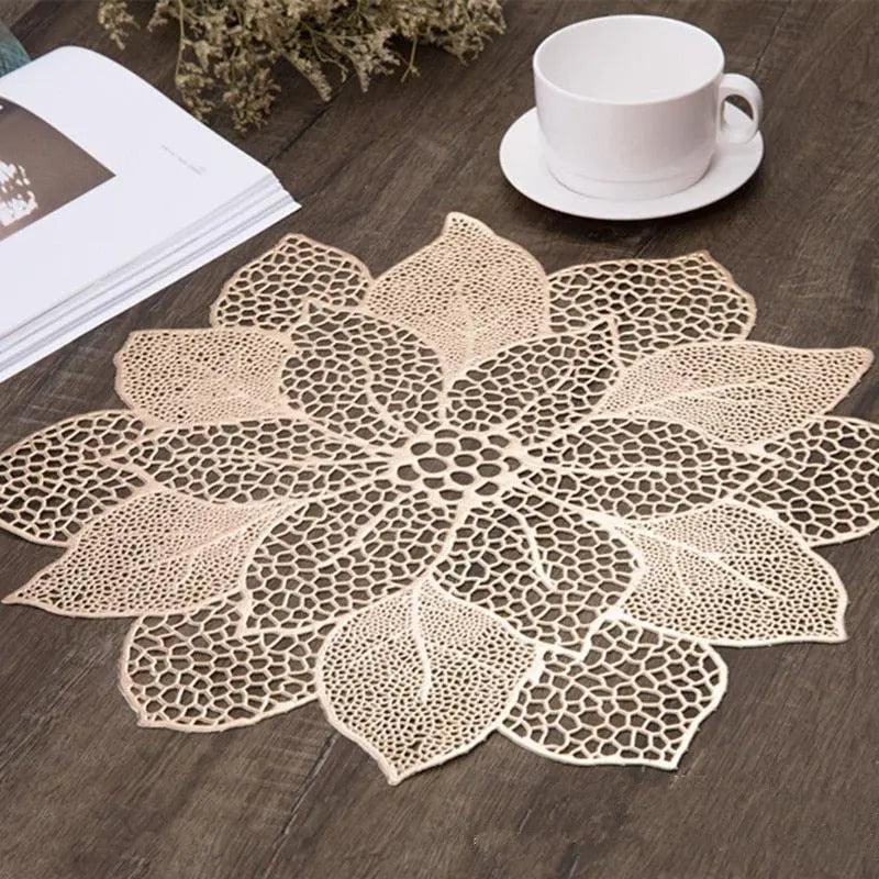 Stylish 6-Piece PVC Coaster Set for Table Protection and Elegance